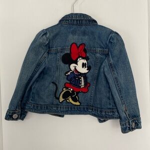 Never worn Gap Minnie jean jacket 24m